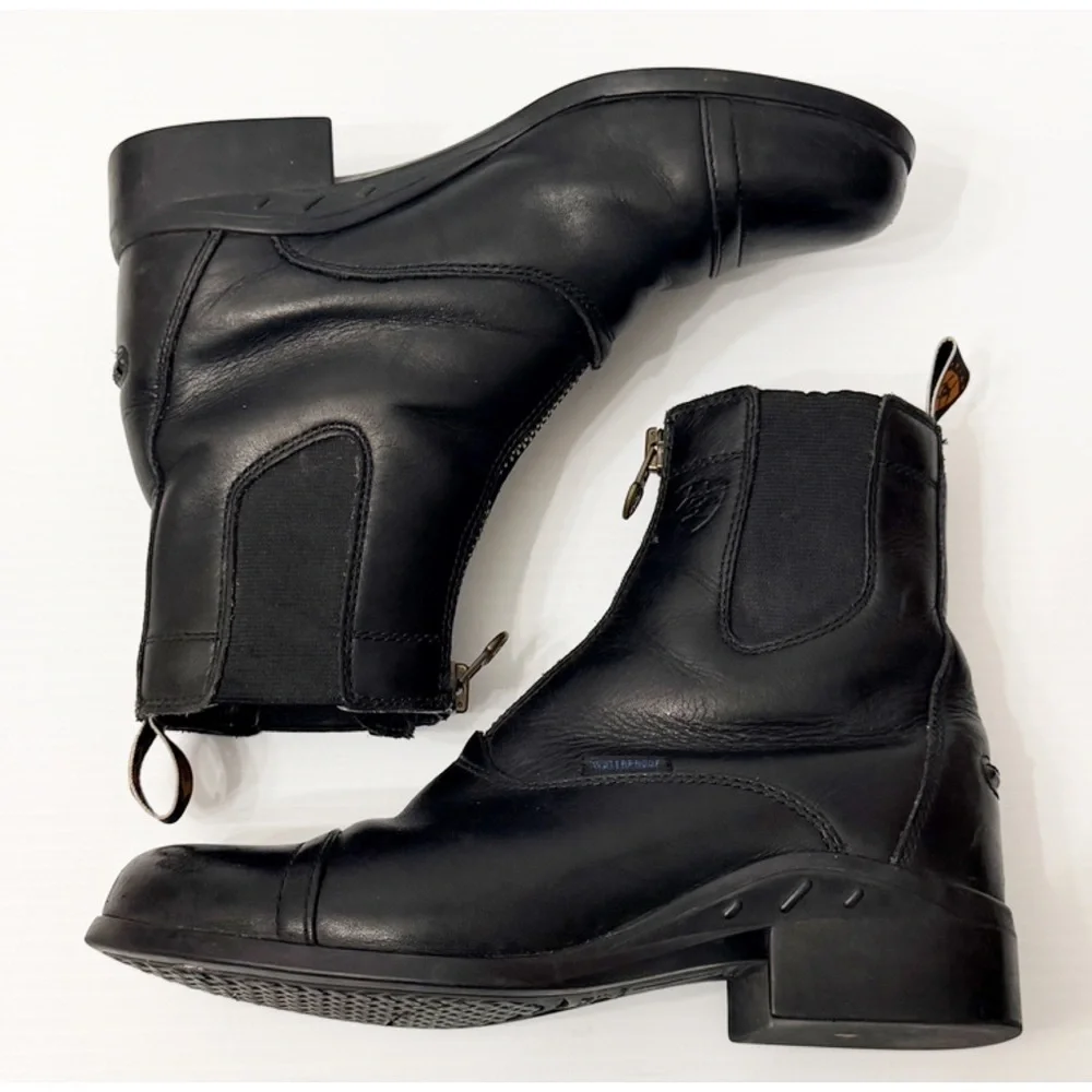 ARIAT Women's Heritage H2O Zipper Paddock Riding Boot Round Toe - 10008732 - 6.5 - Picture 6 of 9